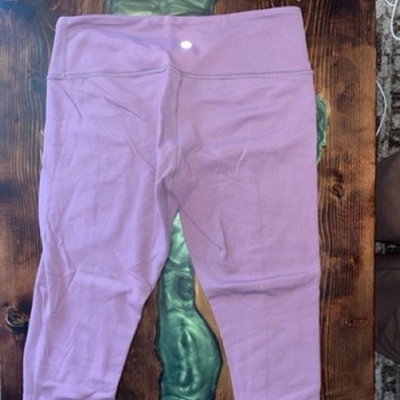 PINKY/PURPLE REVERSIBLE LEGGINGS - Picture 1 of 2